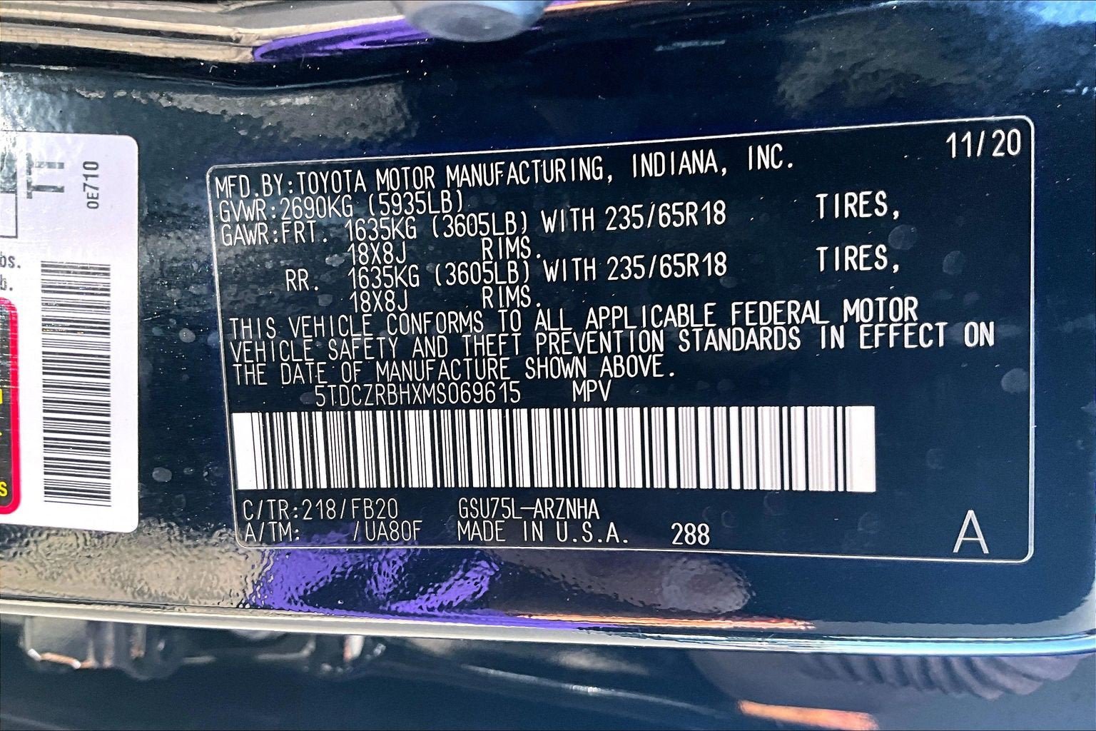 Used 2021 Toyota Highlander L AWD/4WD image 29