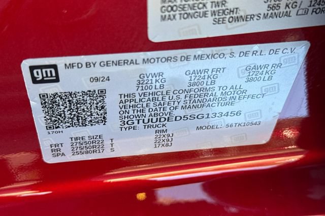 Used 2025 GMC Sierra 1500 SLT w/ SLT Premium Package AWD/4WD image 59