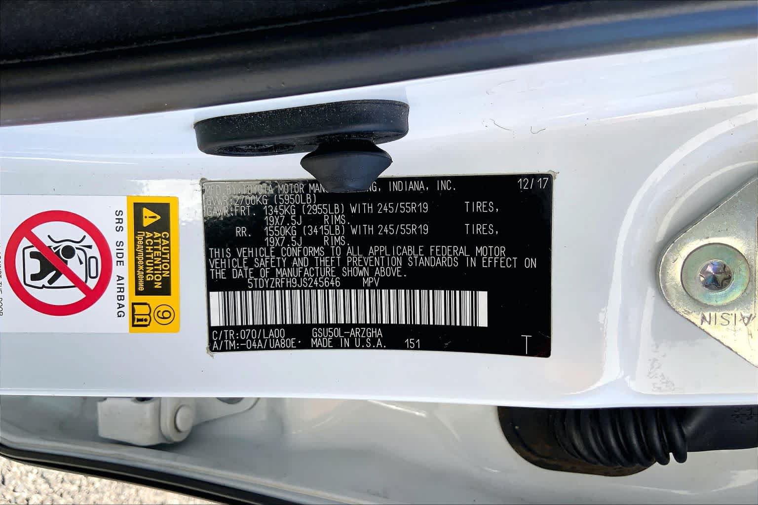 Used 2018 Toyota Highlander Limited Platinum FWD image 36