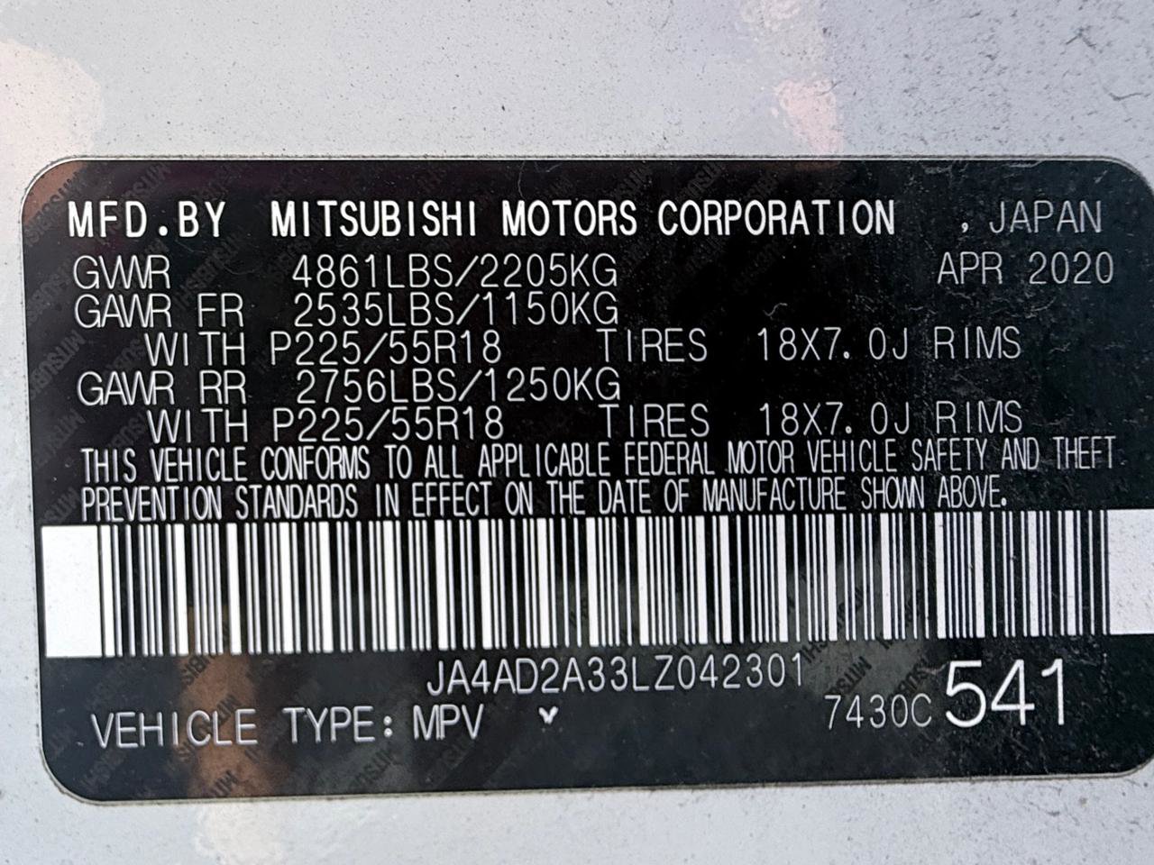 Used 2020 Mitsubishi Outlander ES FWD image 18