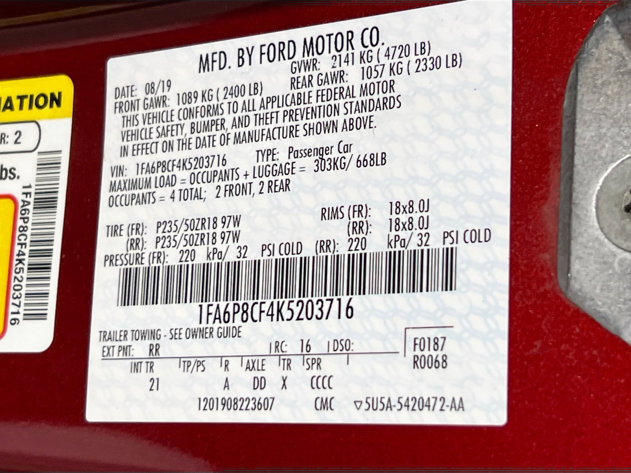 Used 2019 Ford Mustang GT image 29