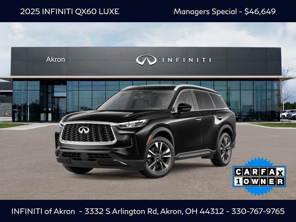 Used 2025 INFINITI QX60 Luxe w/ Vision Package