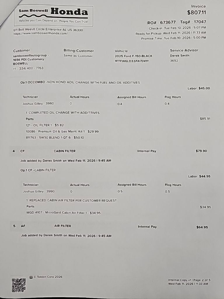 Used 2025 Ford F150 King Ranch w/ FX4 Off-Road Package image 59