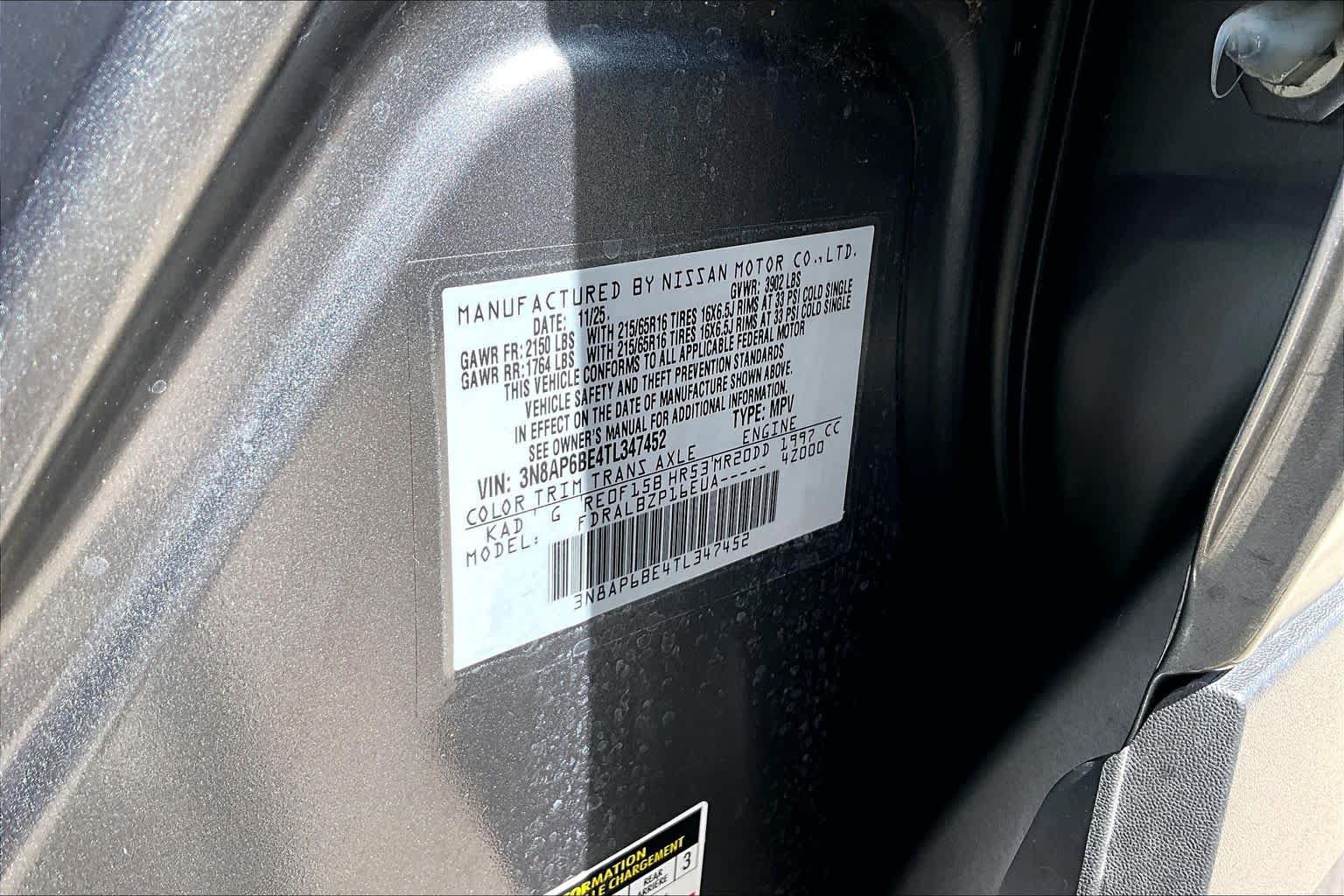 Certified 2026 Nissan Kicks S FWD image 33