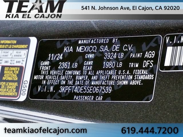 Certified 2025 Kia K4 FWD image 34