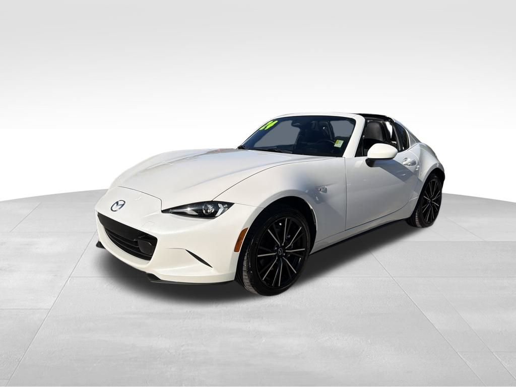 Used 2024 MAZDA MX-5 Miata RF Grand Touring w/ Weather Package video 3
