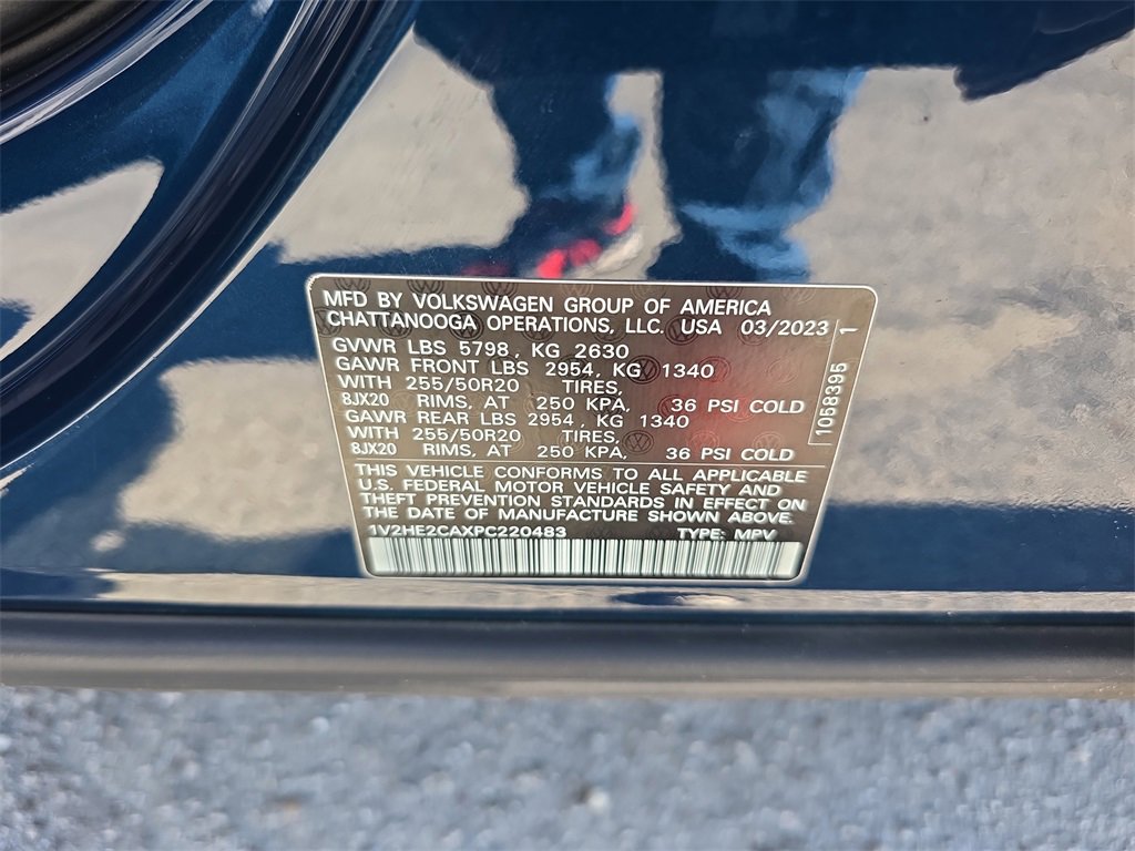 Used 2023 Volkswagen Atlas Cross Sport SE w/ Black Wheel Package image 31