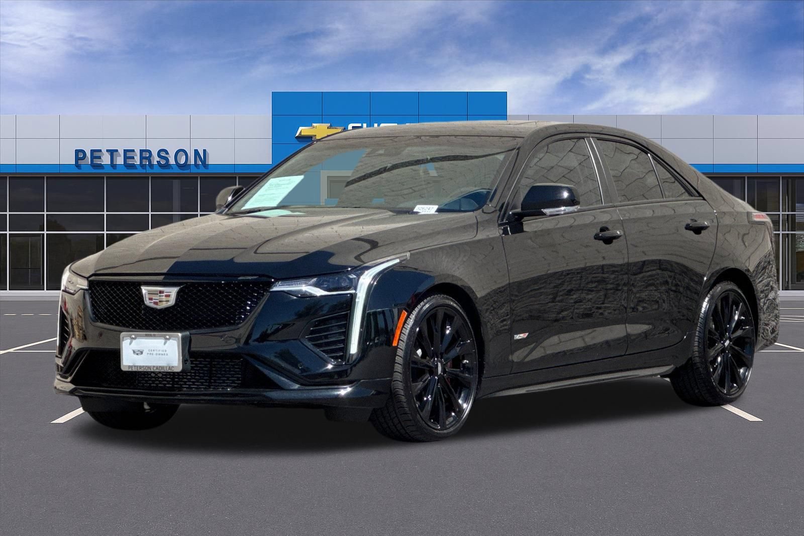 Used 2024 Cadillac CT4 V w/ LPO, ONYX Package AWD/4WD image 8