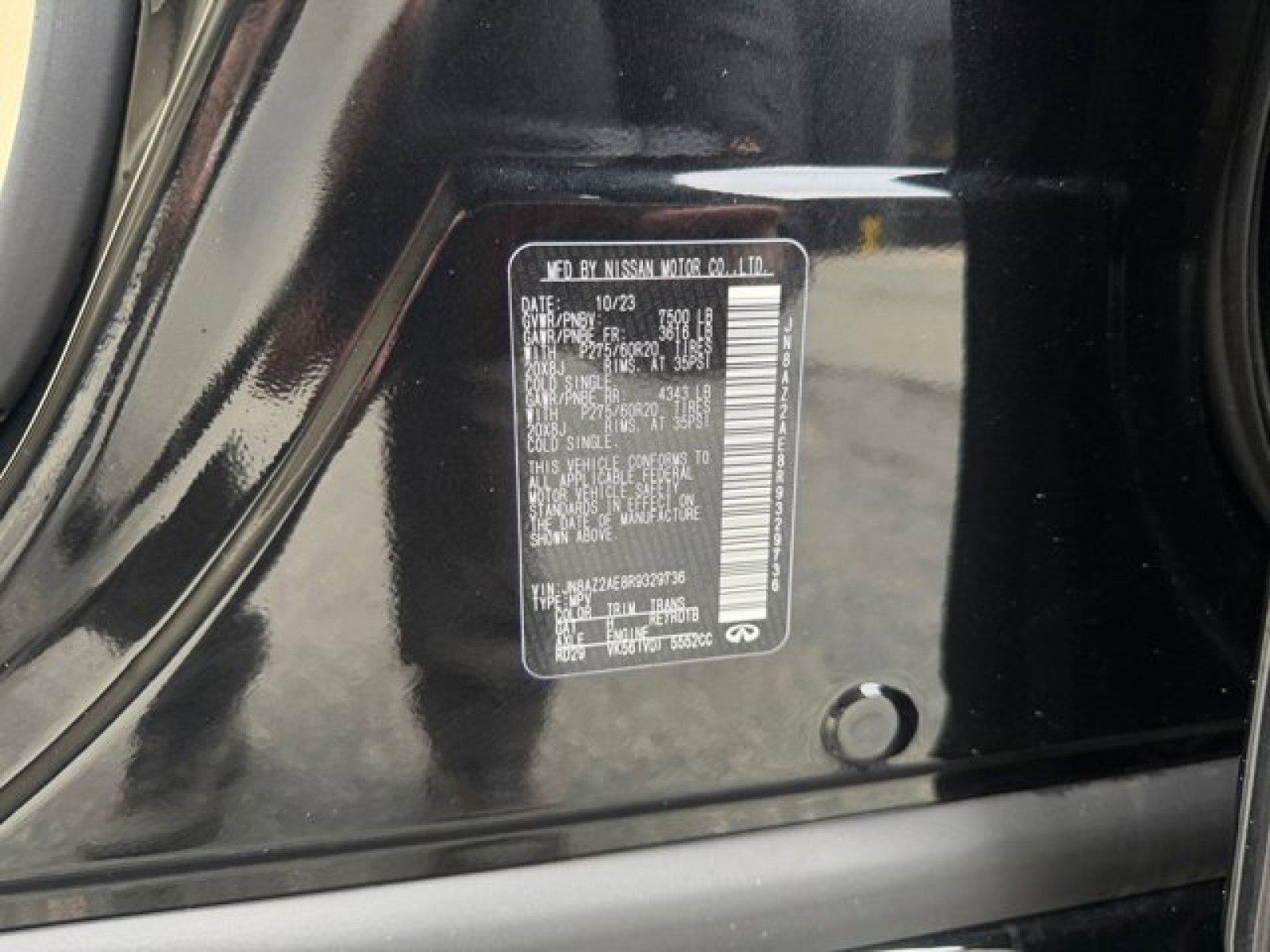 Certified 2024 INFINITI QX80 Luxe w/ Cargo Package image 24