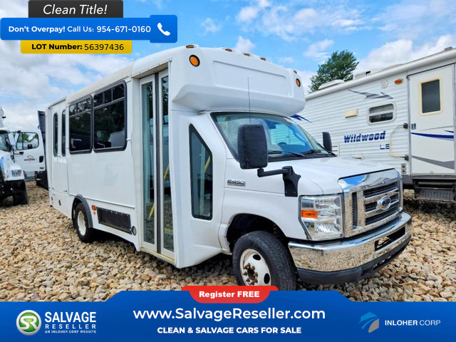 Used 2017 Ford E-450 and Econoline 450 Super Duty w/ Shuttle Bus Prep Package