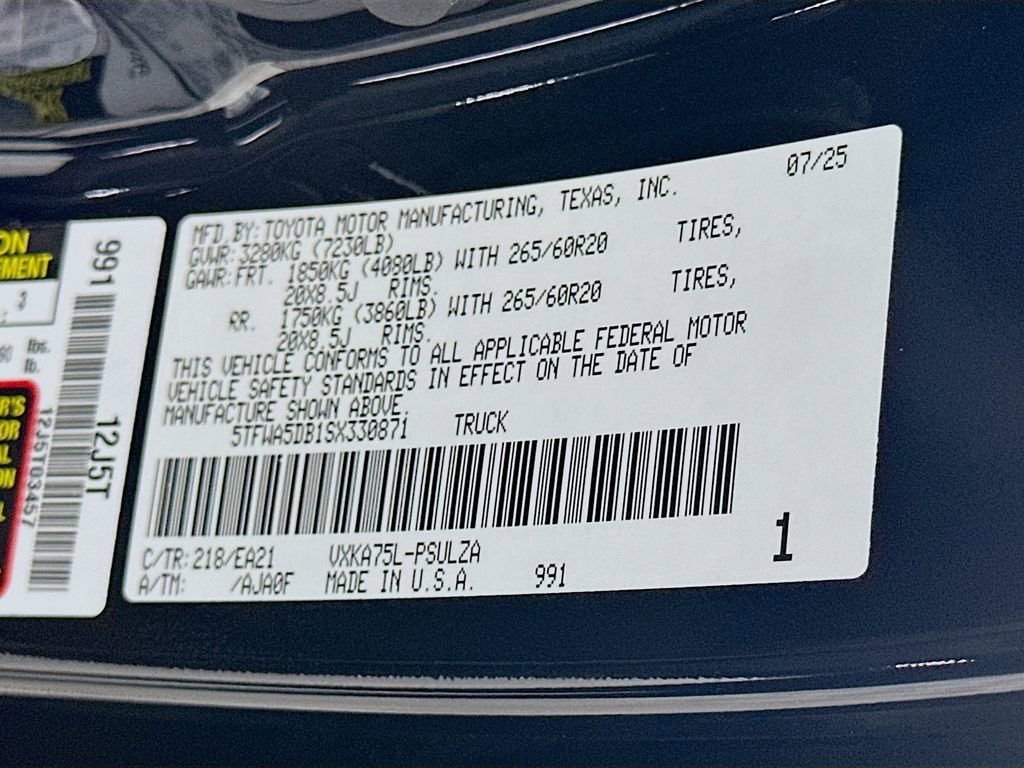 Certified 2025 Toyota Tundra Limited image 33