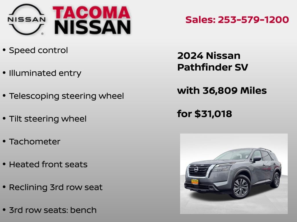 Used 2024 Nissan Pathfinder SV image 12