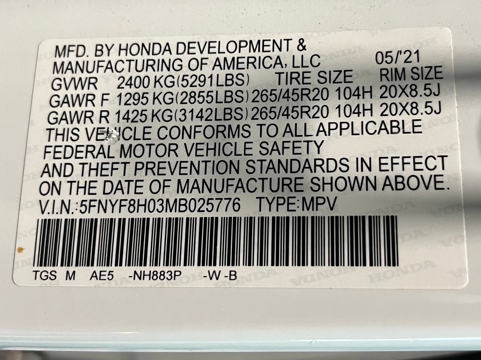 Used 2021 Honda Passport Elite image 19