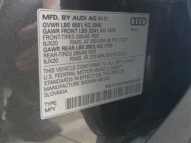 Used 2021 Audi Q7 3.0T Prestige w/ Prestige Package AWD/4WD image 20
