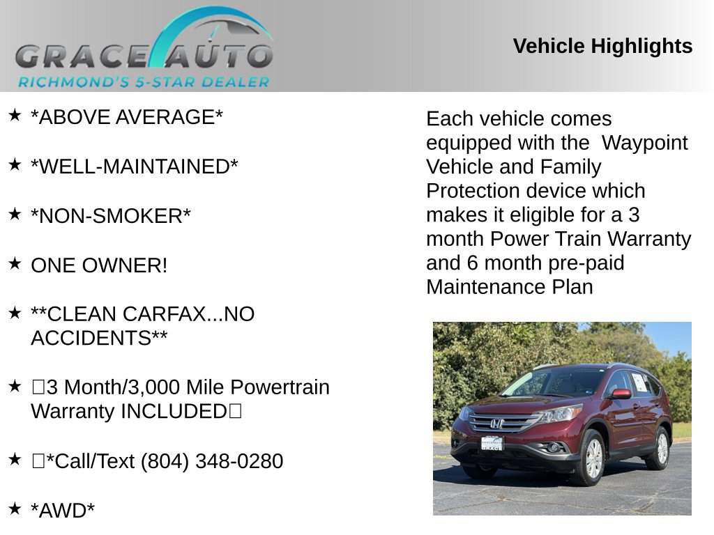 Used 2014 Honda CR-V EX-L image 2