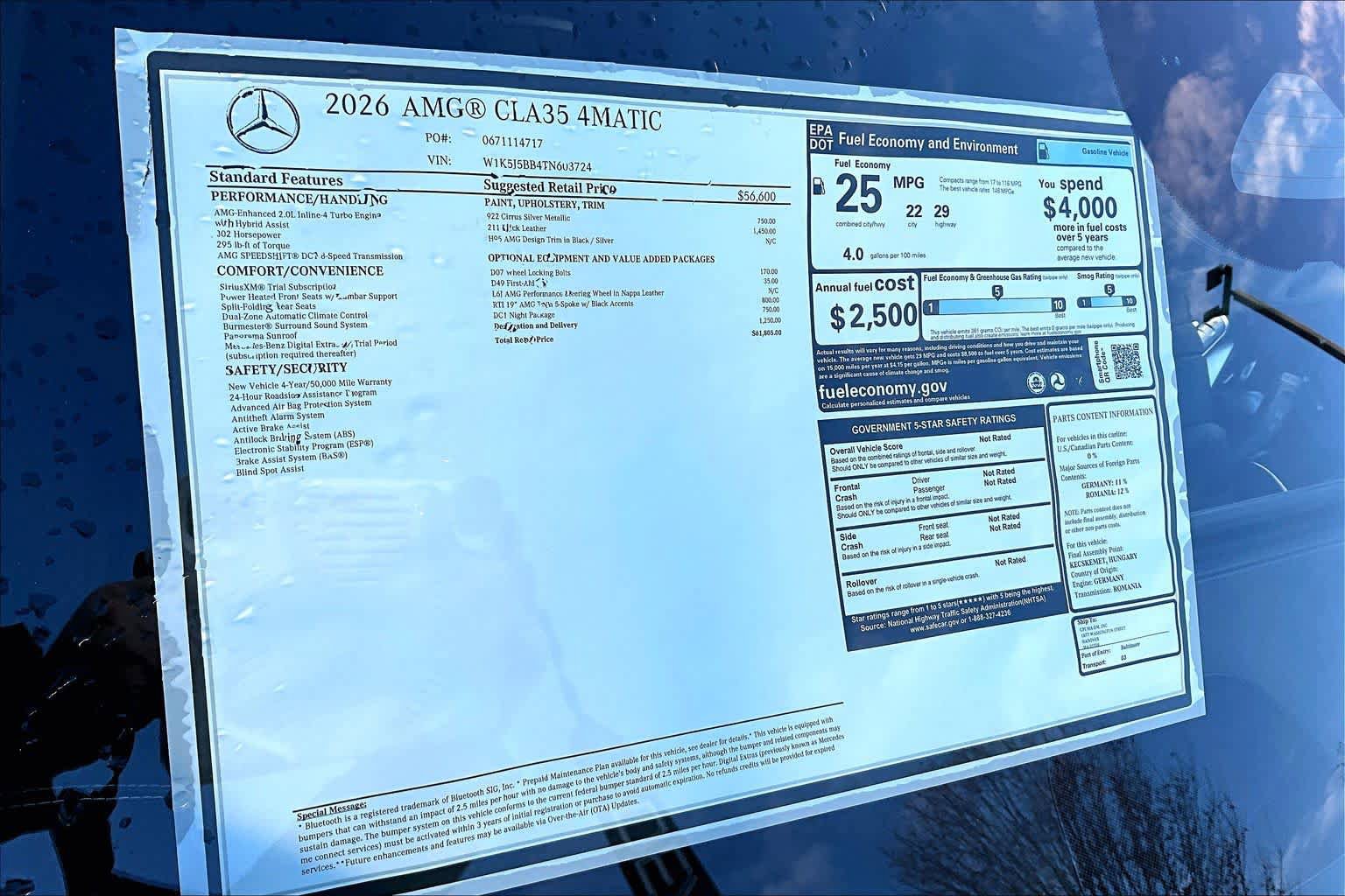 New 2026 Mercedes-Benz CLA 35 AMG 4MATIC image 17