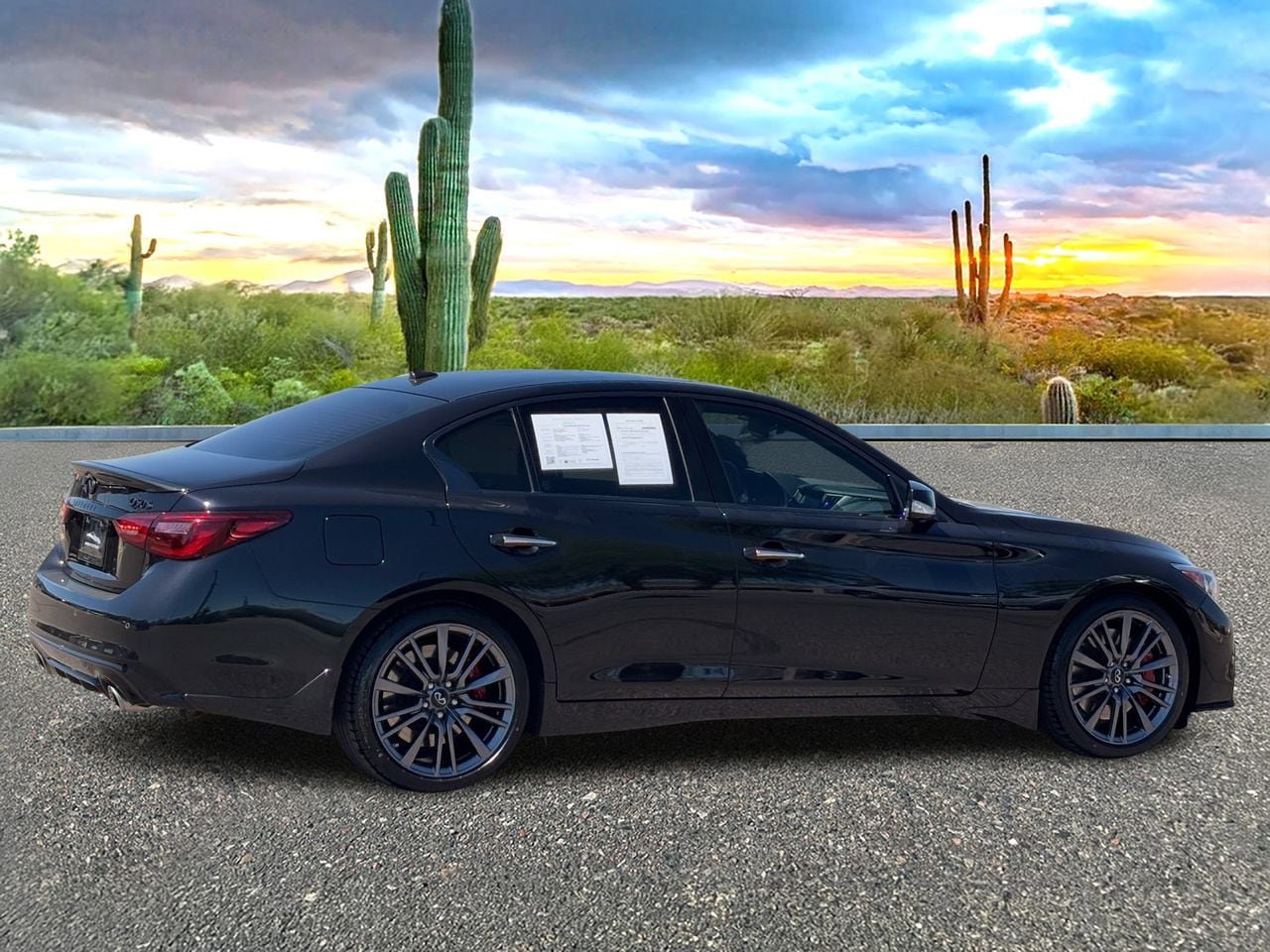 Certified 2023 INFINITI Q50 Red Sport 400 w/ Black Opal Edition image 5
