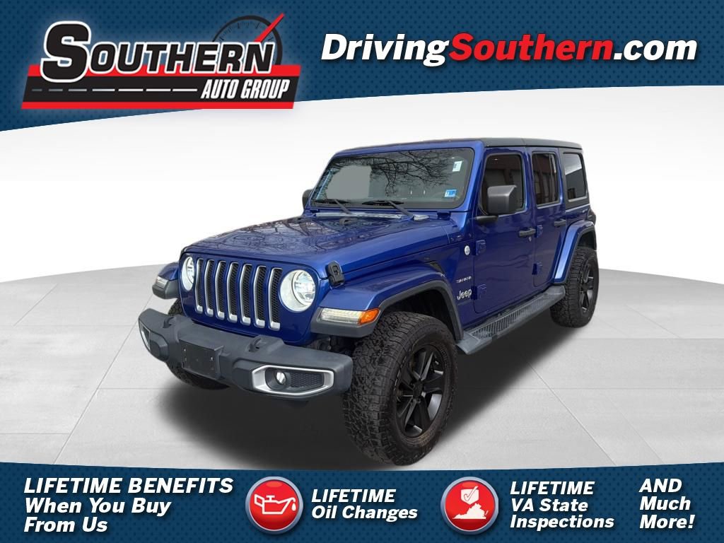Used 2018 Jeep Wrangler Unlimited Sahara image 1