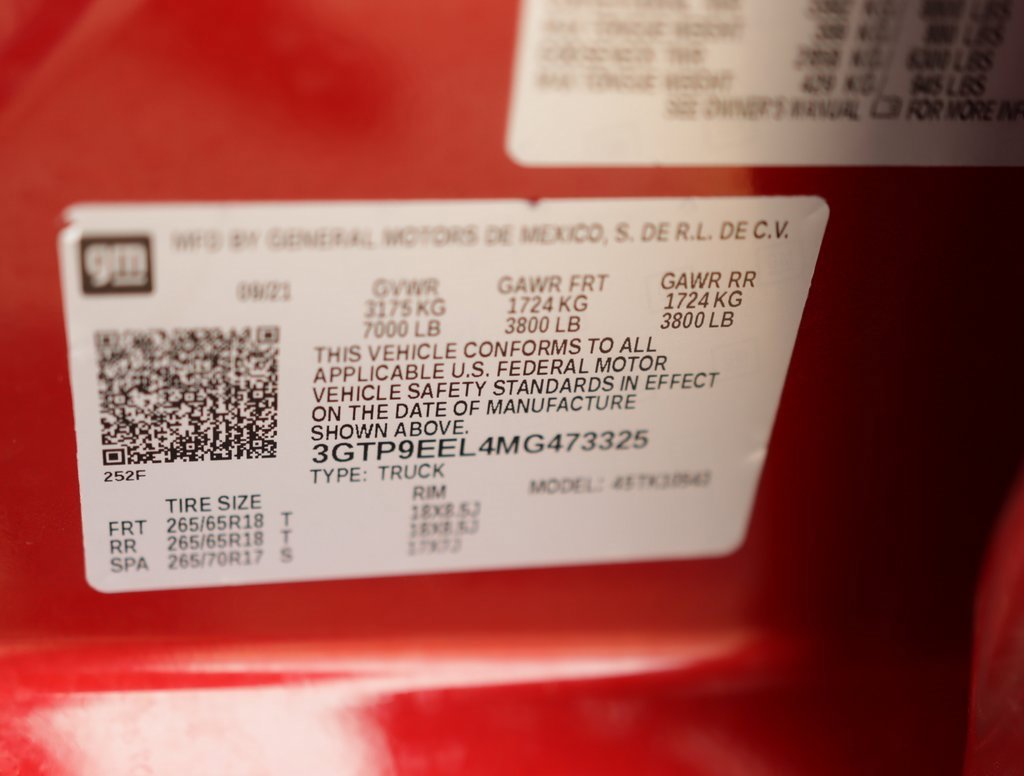 Used 2021 GMC Sierra 1500 AT4 image 41