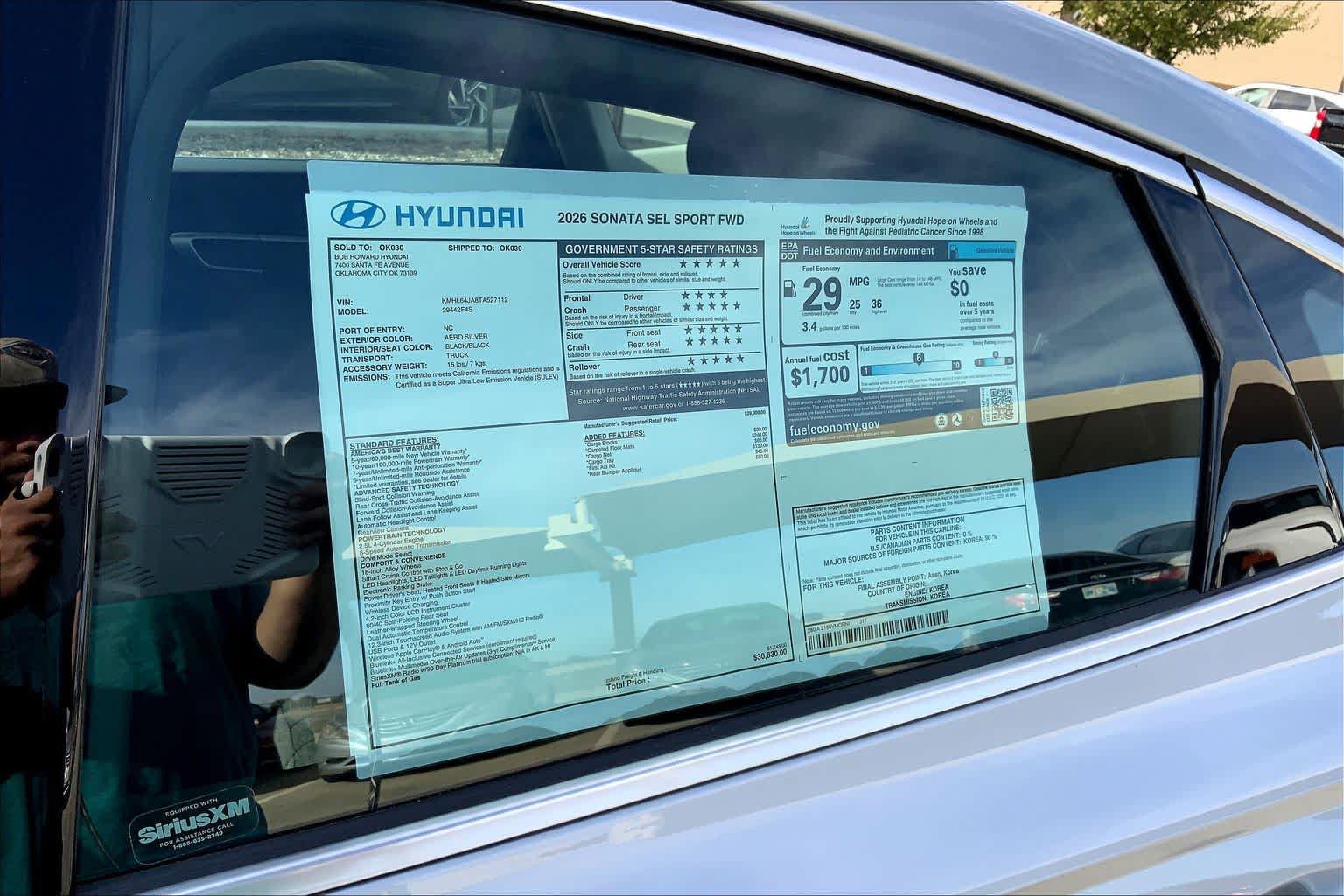 New 2026 Hyundai Sonata SEL FWD image 18