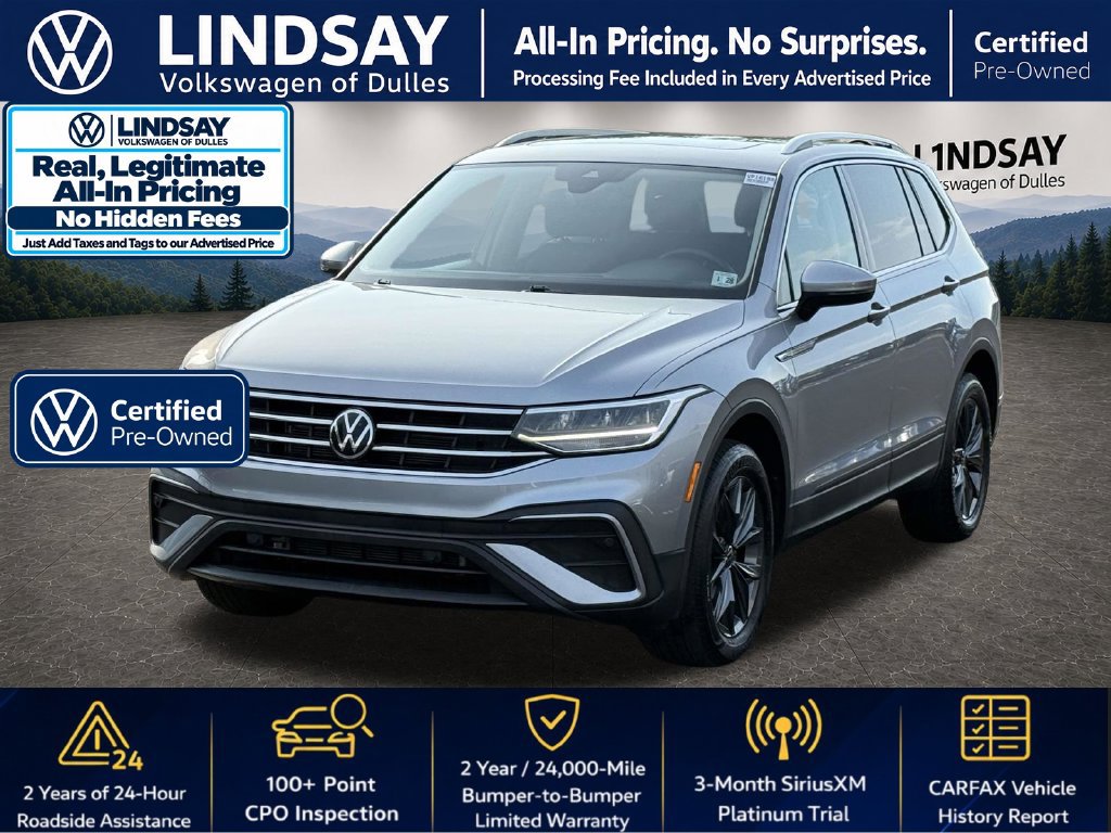 Certified 2023 Volkswagen Tiguan SE w/ Panoramic Sunroof Package AWD/4WD image 4