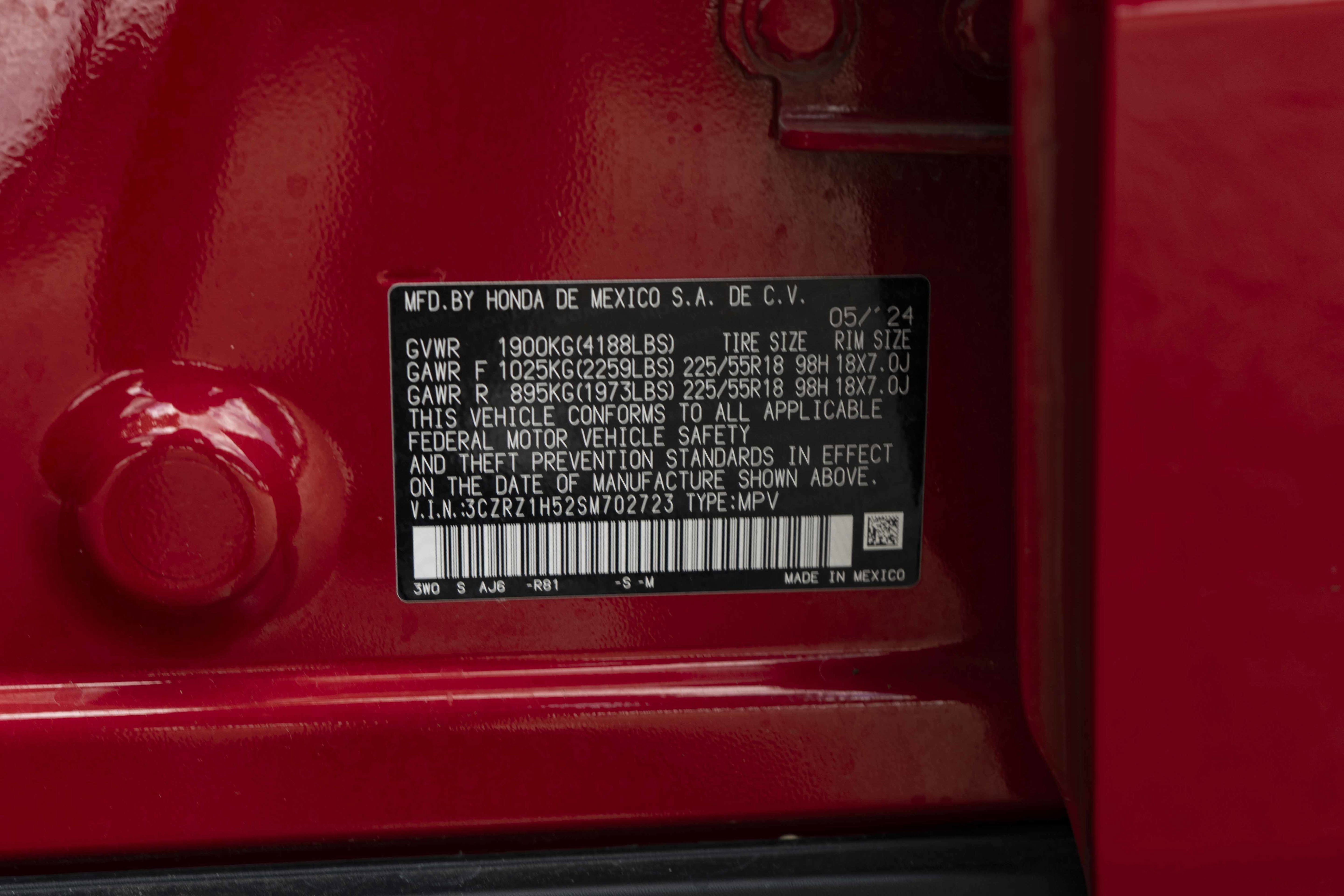 Certified 2025 Honda HR-V Sport image 45