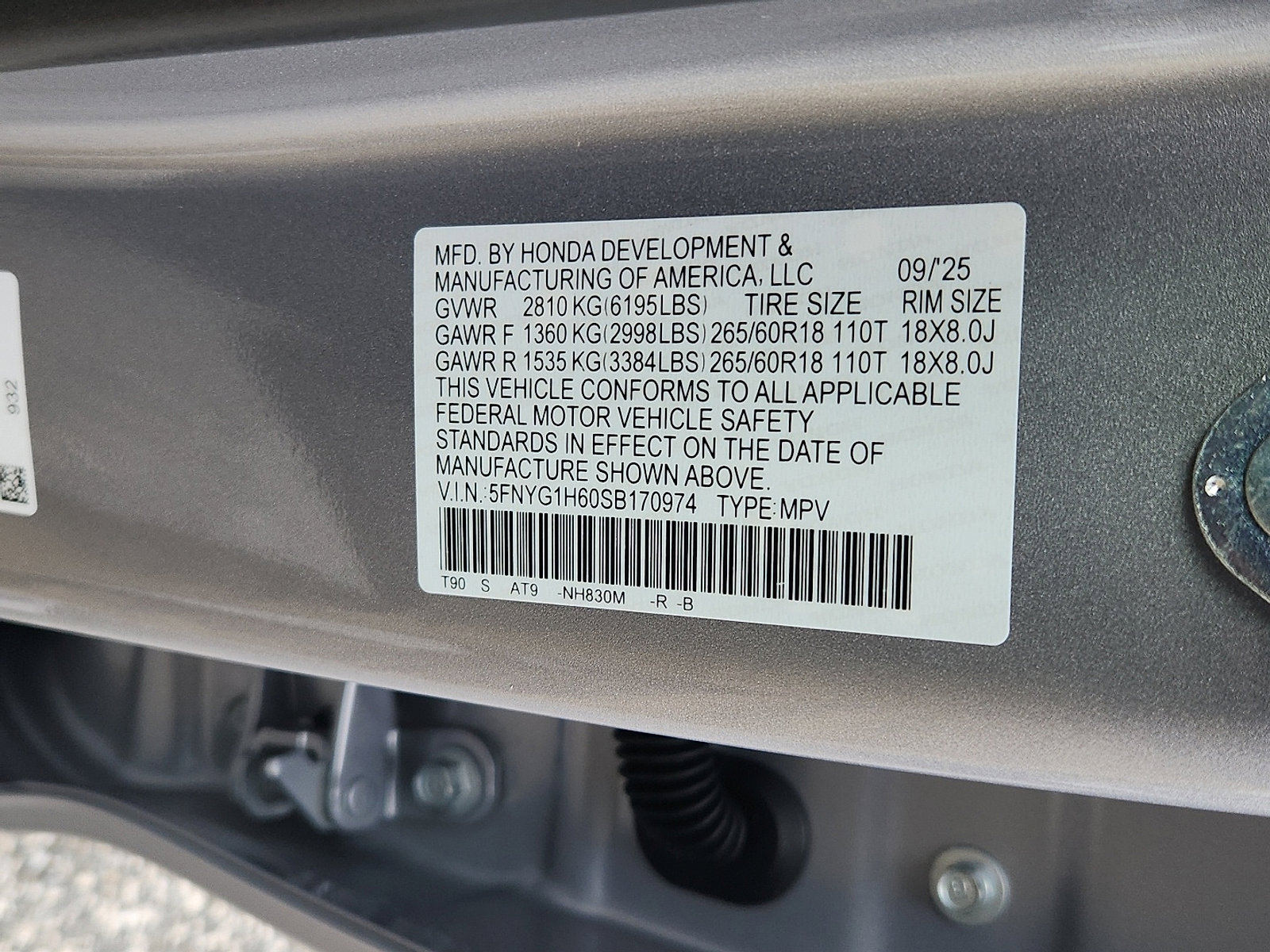 New 2025 Honda Pilot TrailSport image 17