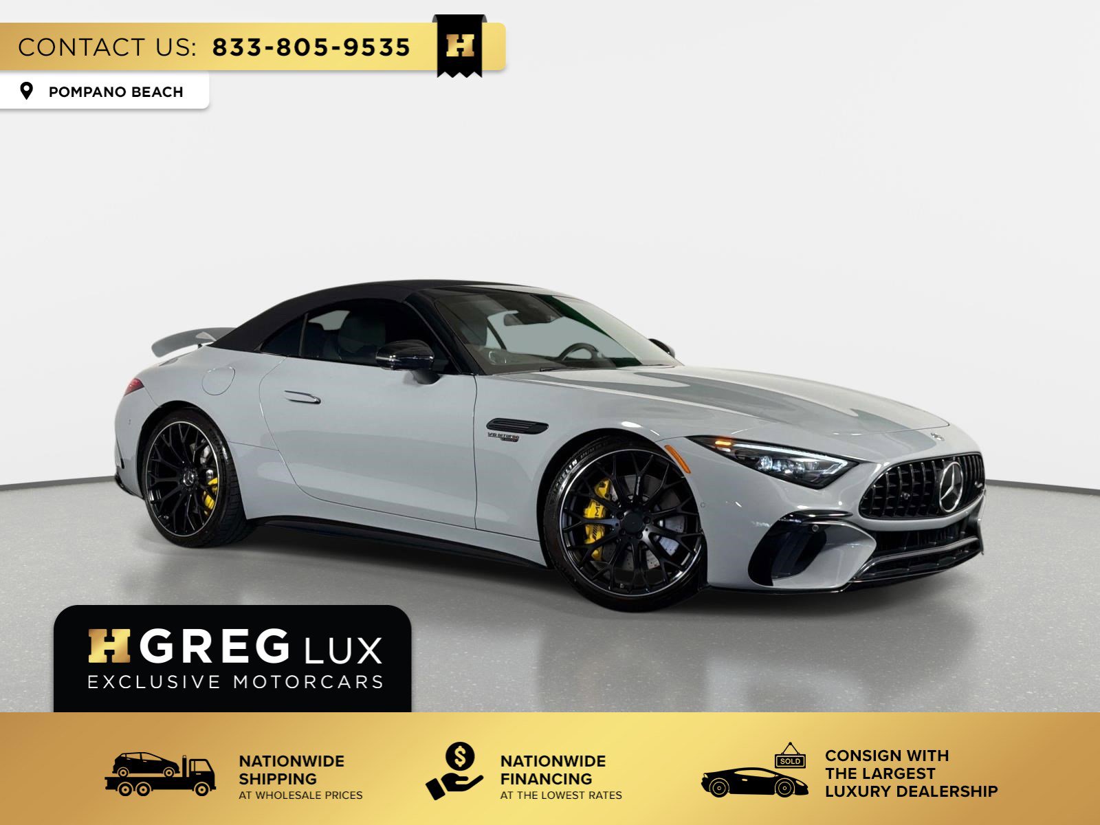 Used 2022 Mercedes-Benz SL 63 AMG 4MATIC w/ AMG Aerodynamic Package video 1