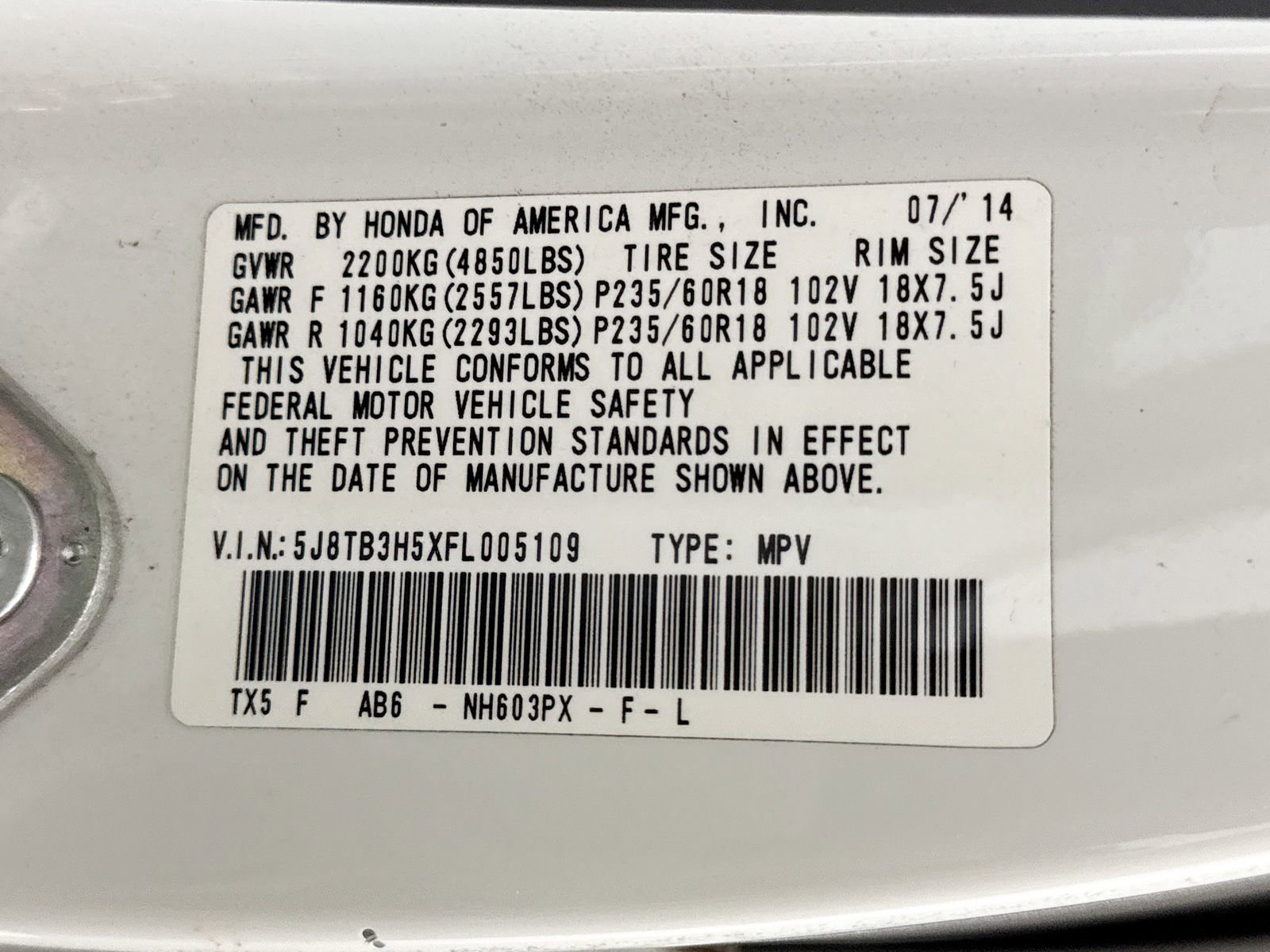 Used 2015 Acura RDX FWD w/ Technology Package image 32