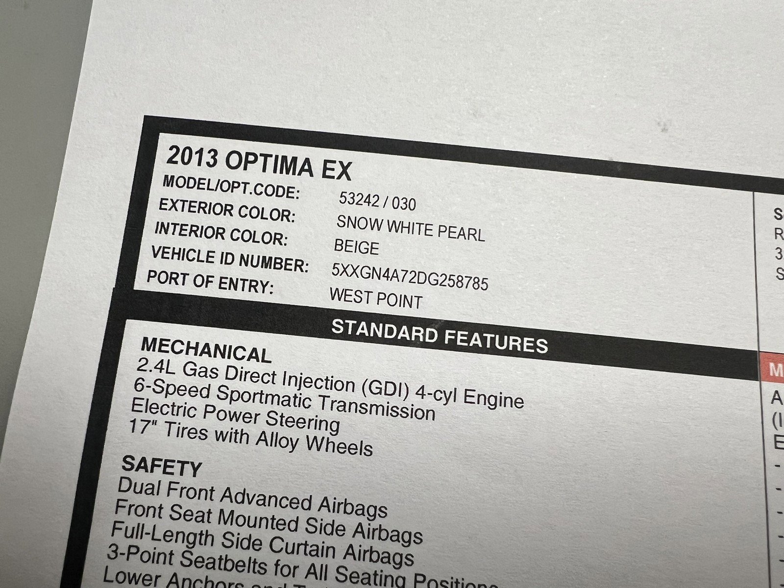 Used 2013 Kia Optima EX w/ Premium Pkg image 30