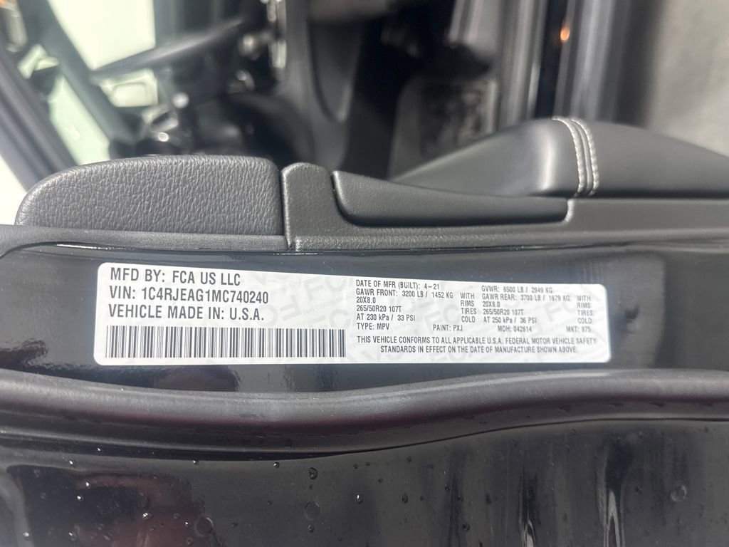 Used 2021 Jeep Grand Cherokee Freedom Edition image 28