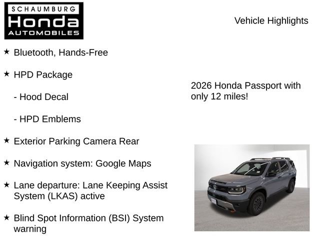 New 2026 Honda Passport TrailSport image 7