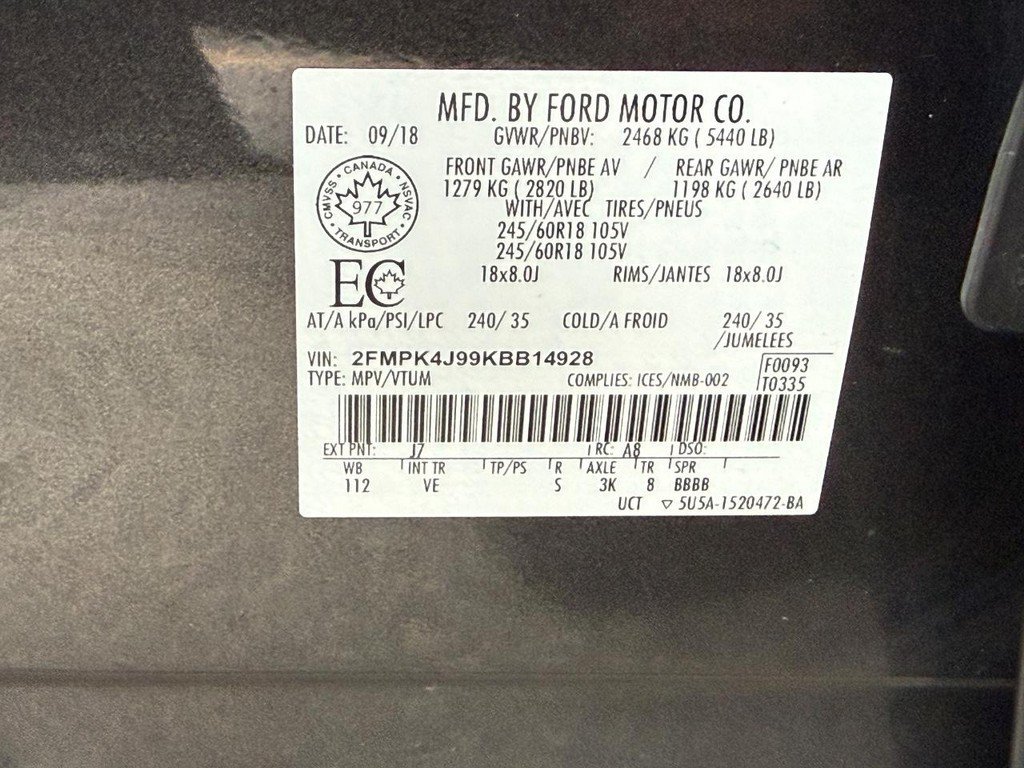 Used 2019 Ford Edge SEL w/ Cold Weather Package AWD/4WD image 21