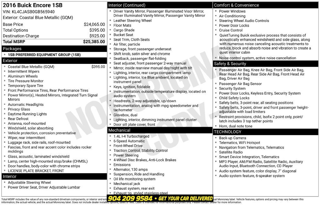 Used 2016 Buick Encore FWD image 42