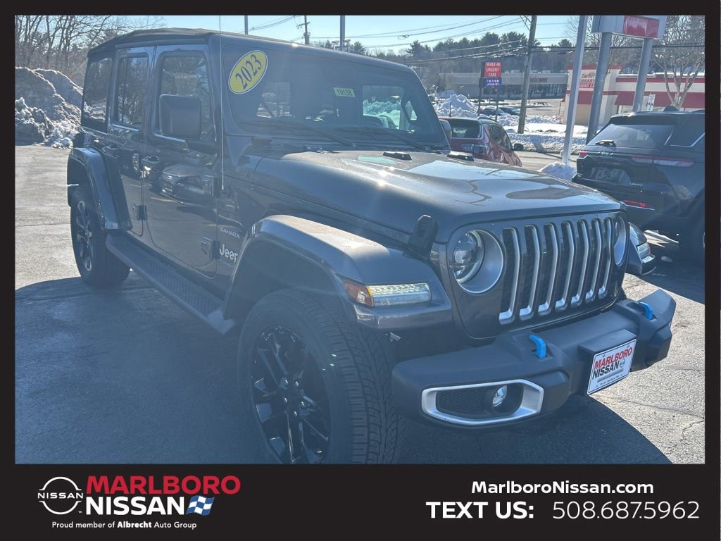 Used 2023 Jeep Wrangler Unlimited Sahara w/ Cold Weather Group video 1