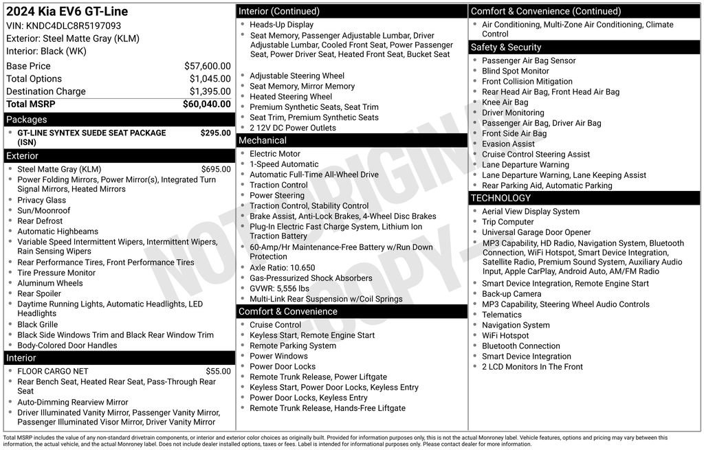 Certified 2024 Kia EV6 GT-Line AWD/4WD image 10
