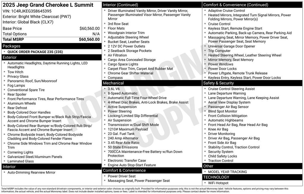 Used 2025 Jeep Grand Cherokee L Summit image 6