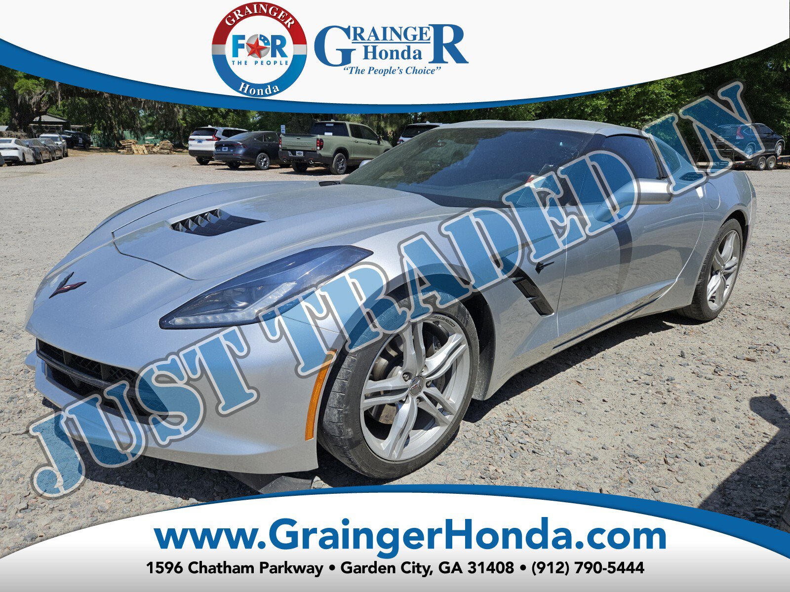 Used 2017 Chevrolet Corvette Stingray Coupe w/ Carbon Flash Badge Package image 1