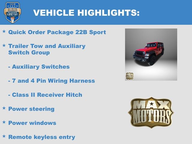 New 2026 Jeep Wrangler Sport image 6