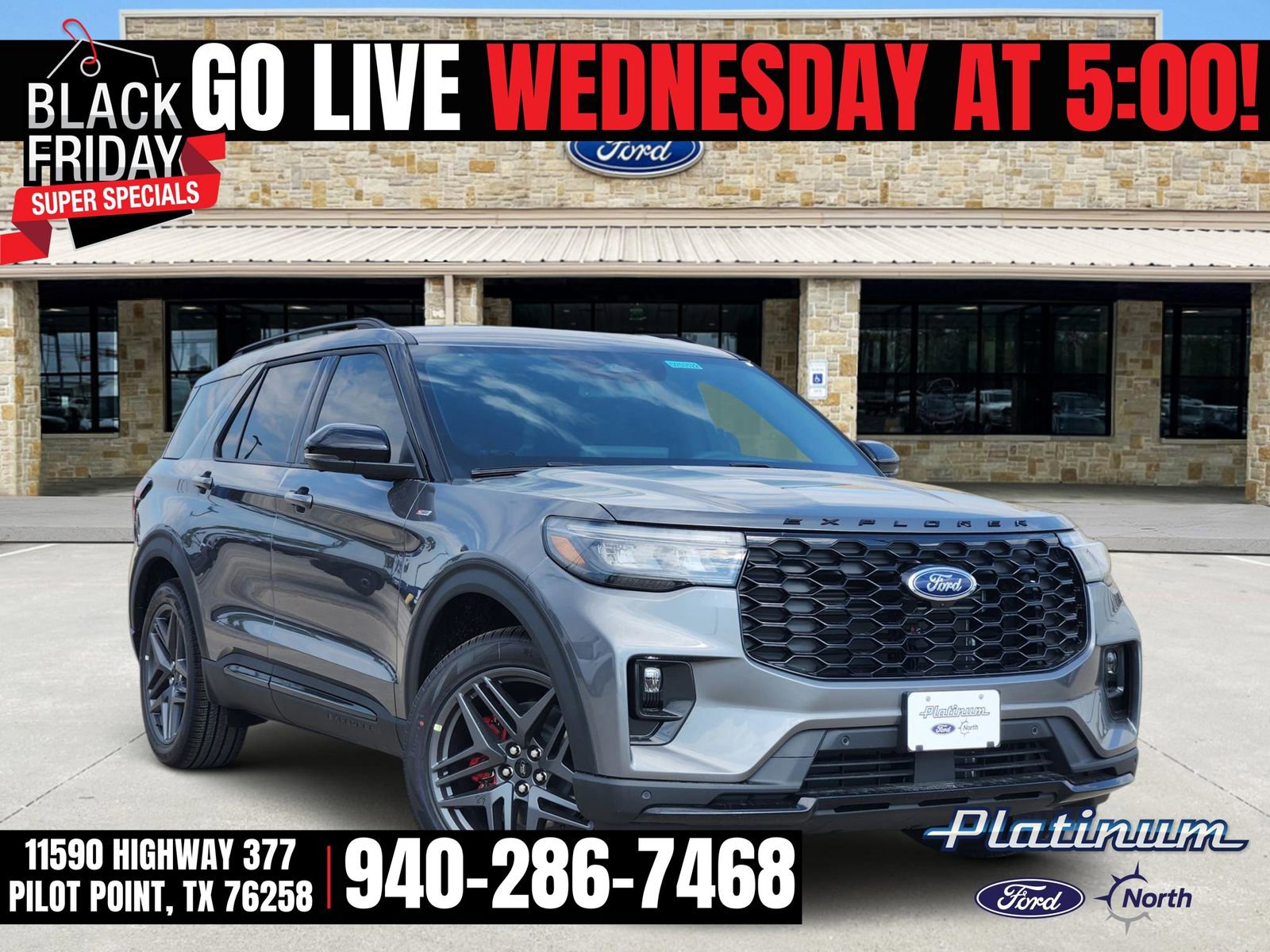 New 2025 Ford Explorer ST-Line w/ Premium Package