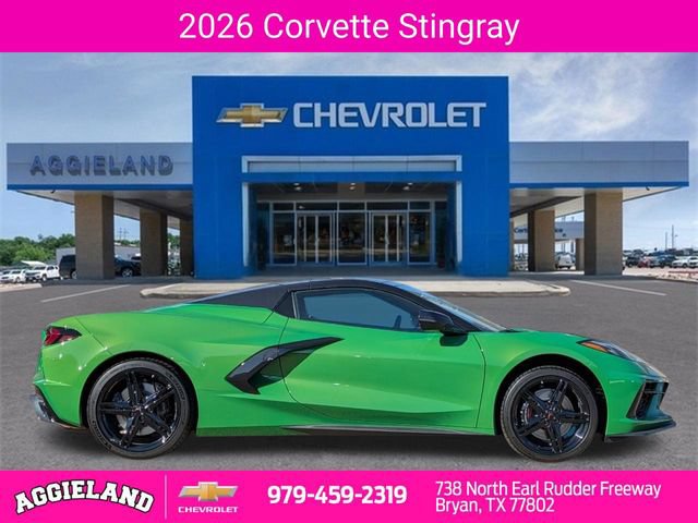 New 2026 Chevrolet Corvette Stingray Preferred Conv w/ Z51 Performance Package RWD image 2