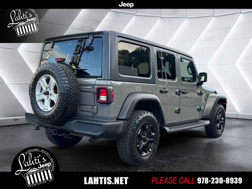 Certified 2020 Jeep Wrangler Unlimited Sport S AWD/4WD image 4