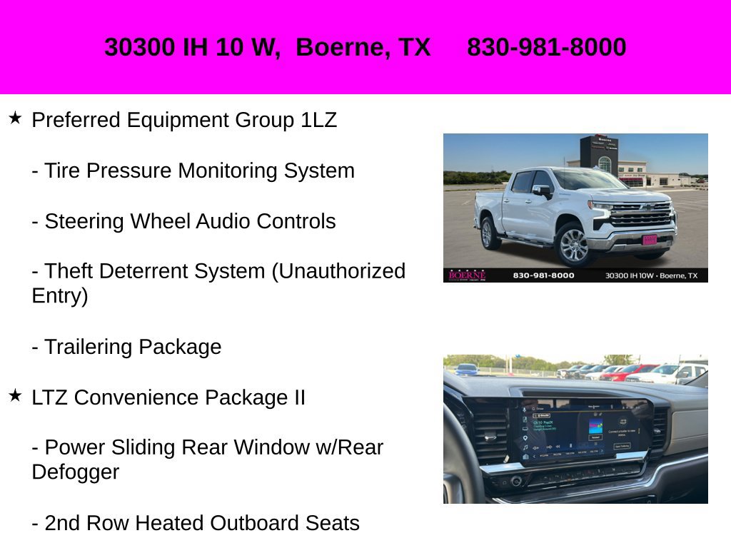 Used 2025 Chevrolet Silverado 1500 LTZ w/ LTZ Premium Package RWD image 36