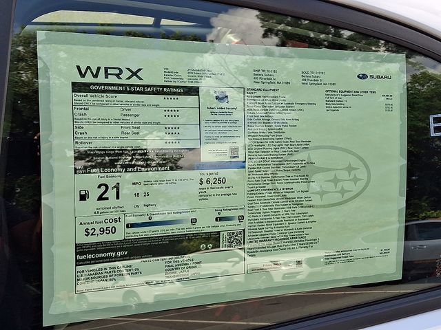 New 2026 Subaru WRX Limited AWD/4WD image 23