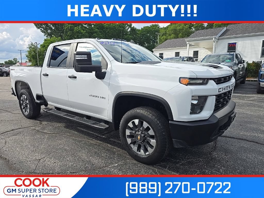 Used 2021 Chevrolet Silverado 2500 Custom w/ Custom Value Package