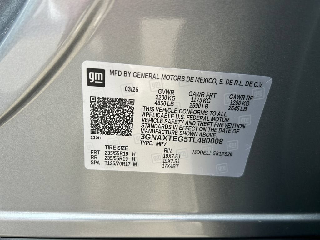 New 2026 Chevrolet Equinox RS w/ Convenience Package III AWD/4WD image 36