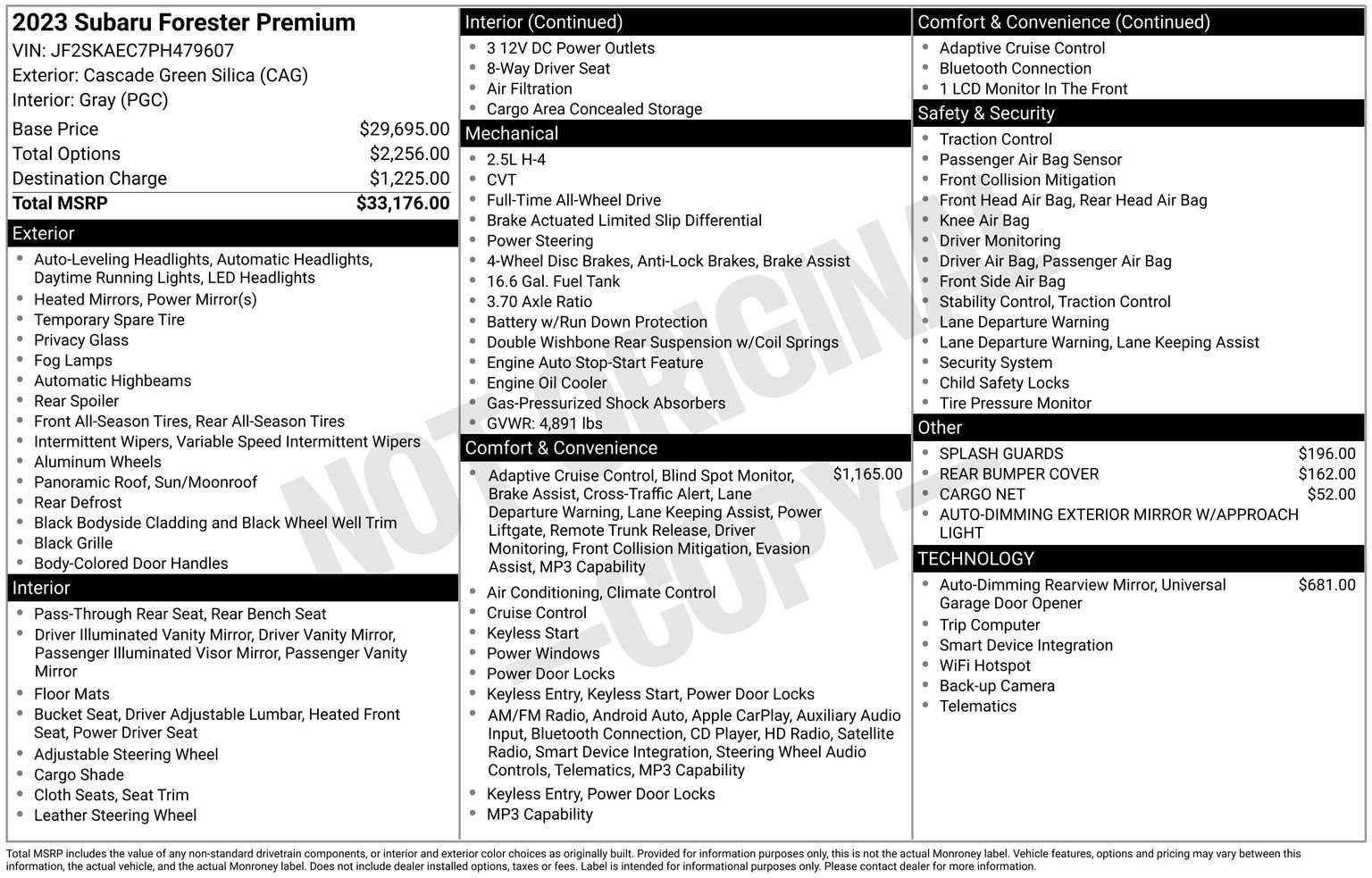 Certified 2023 Subaru Forester Premium image 35