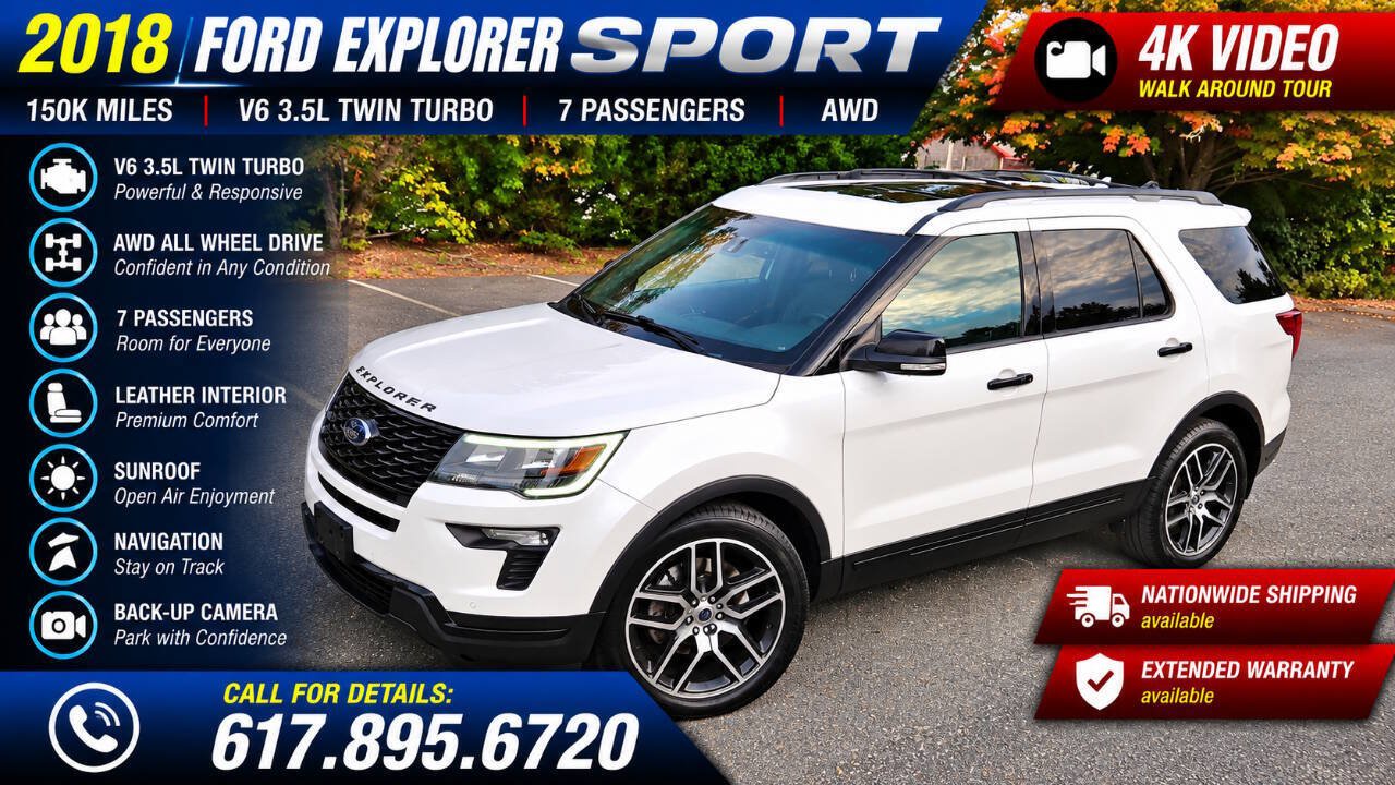 Used 2018 Ford Explorer Sport w/ Equipment Group 401A