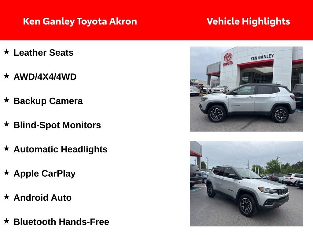 Used 2025 Jeep Compass Trailhawk AWD/4WD image 2