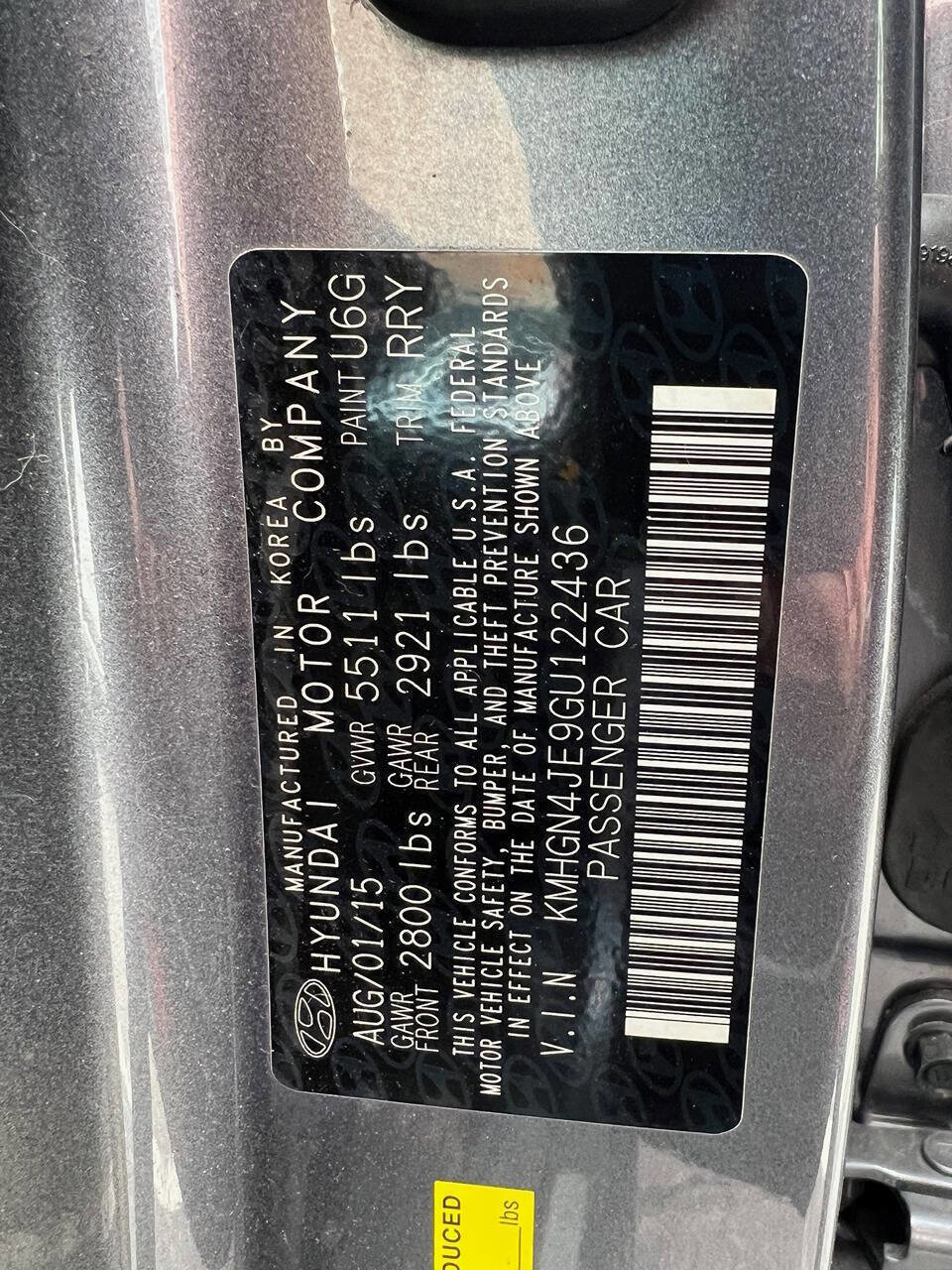 Used 2016 Hyundai Genesis 3.8 image 9